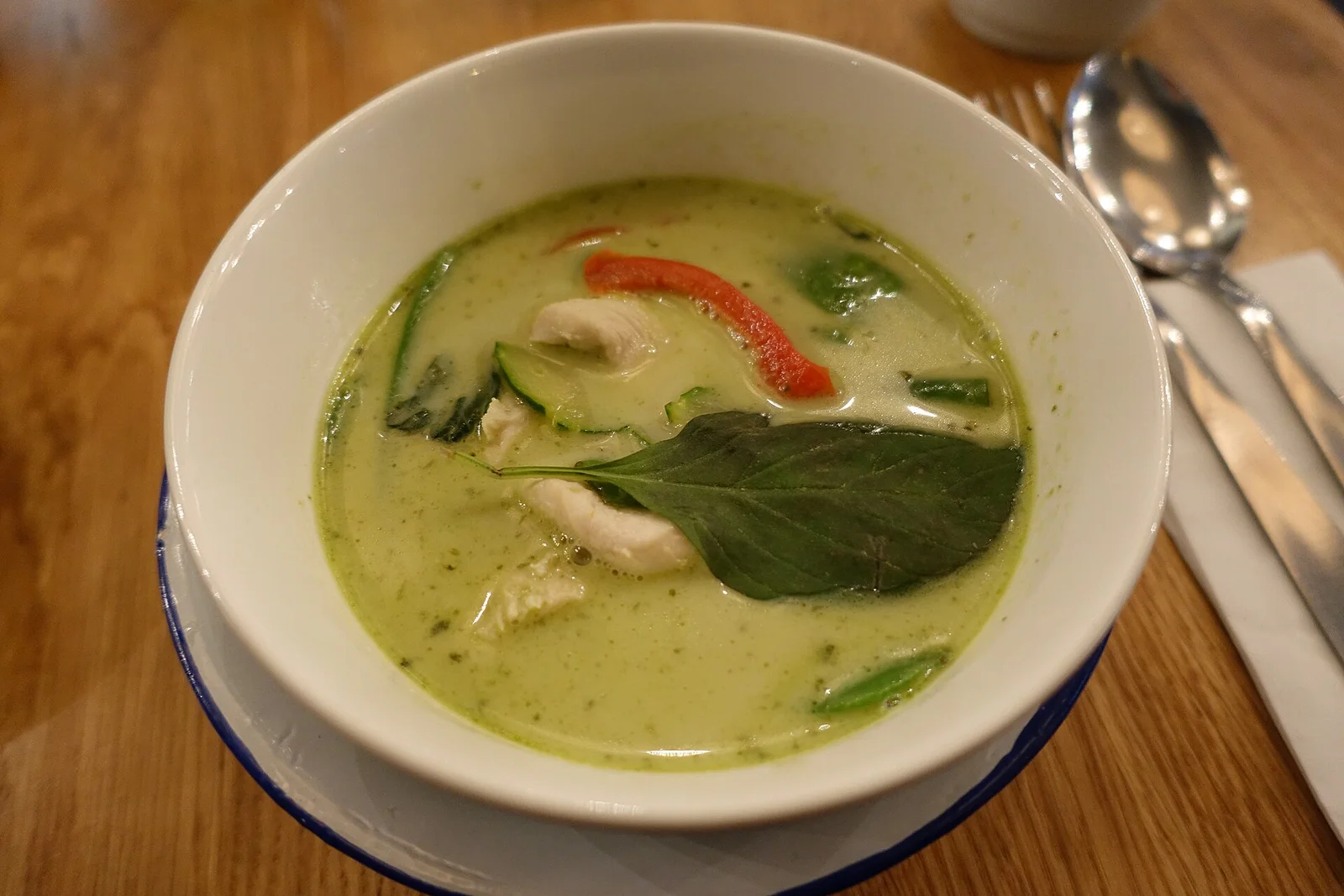 Green Chicken Curry with Coconut Milk