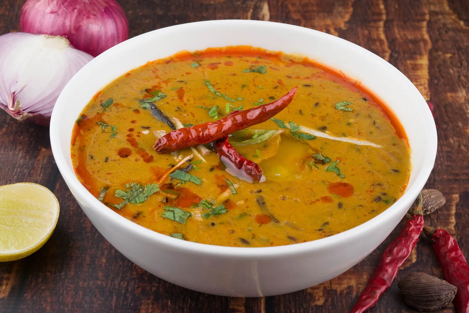 Methi Tadka Dal (Pigeon Pea and Fenugreek Curry)