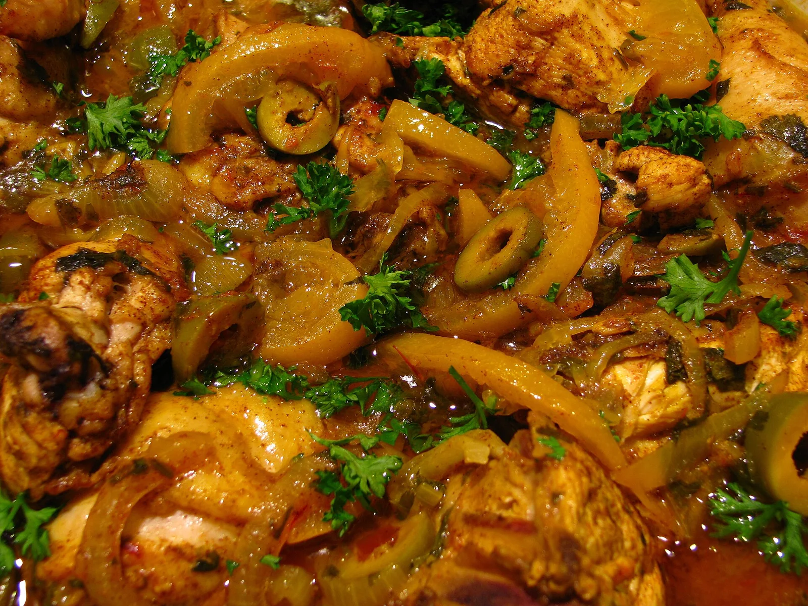 Chicken Tagine with Lemon and Olives